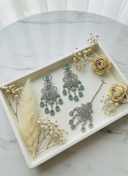 White marble tray setup 1