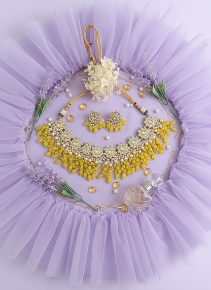Yellow Jewelry Lavender Tulle